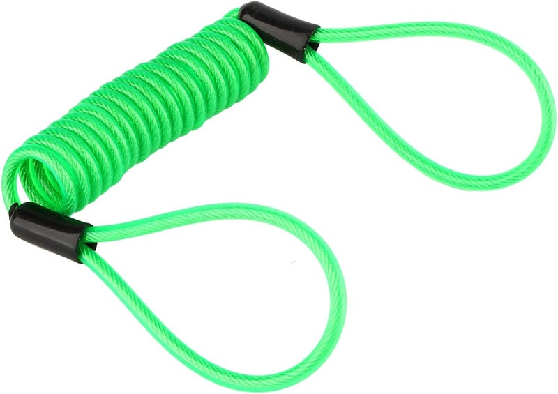 Orange Anti-Theft Safety Alarm Disc Lock Security Reminder Rope Cable Motorcycle Scooter, Wire Diameter 3.5mm - Image 5