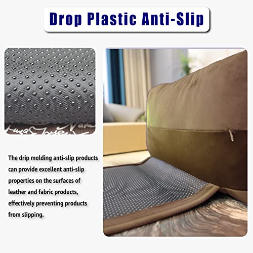 AmazeCov Velvet Recliner Head Pillow with Non-Slip Base - Adjustable Neck Support for Pain Relief in Home, Office and Travel (Brown) - Image 3