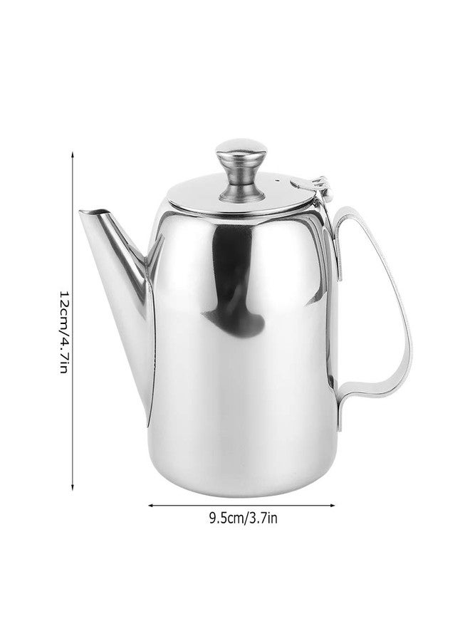 Cocoarm Stainless Steel Tea Kettle, 20oz or 32oz Kettle Coffee Pot Teapot Cold Kettle Short Spout for Hotel Restaurant, Living Room, Office (20 ounces) - Image 4