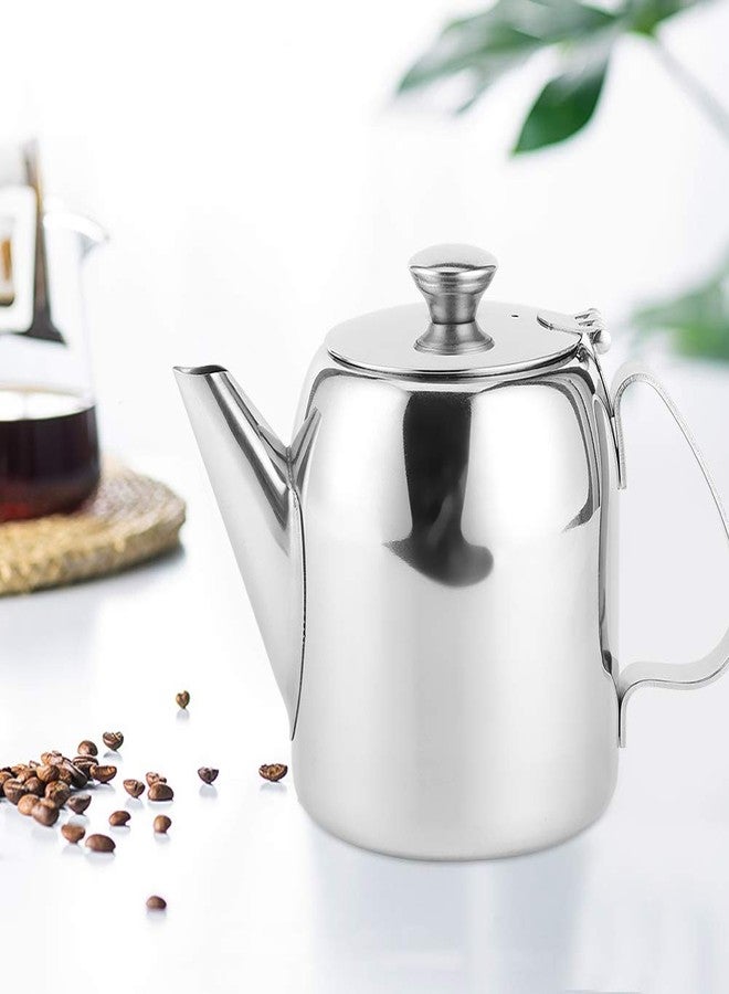 Cocoarm Stainless Steel Tea Kettle, 20oz or 32oz Kettle Coffee Pot Teapot Cold Kettle Short Spout for Hotel Restaurant, Living Room, Office (20 ounces) - Image 3