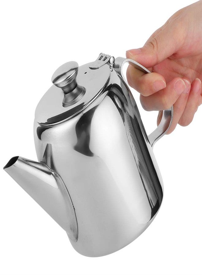 Cocoarm Stainless Steel Tea Kettle, 20oz or 32oz Kettle Coffee Pot Teapot Cold Kettle Short Spout for Hotel Restaurant, Living Room, Office (20 ounces) - Image 1