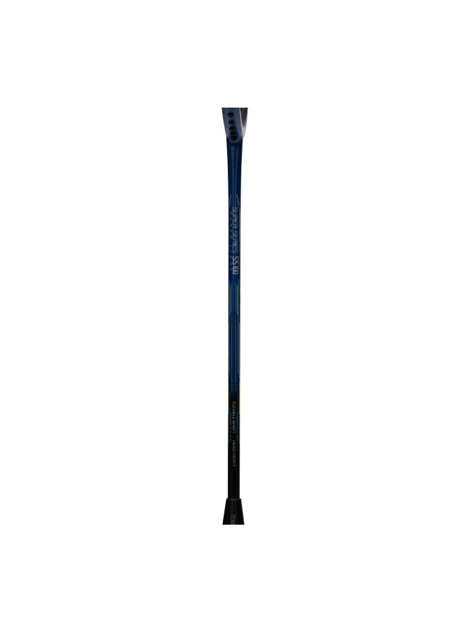 Li-Ning Li-Ning G-Force Superlite Ignite 7 Carbon Fibre Badminton Racket Unstrung – Lightweight High-Performance Design for Professional Play – Color: Olive Grey/Orange - Image 2