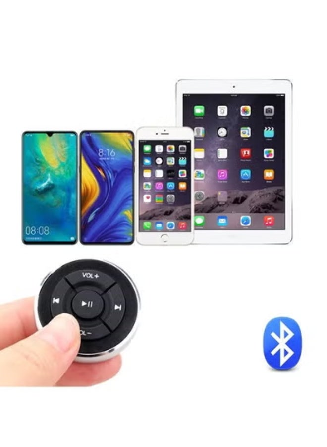 AROAQ Car Steering Wheel Buttons Bluetooth Switch Wireless Remote Control For IOS Android Phone Tablet Radio FM Player Audio Volume - Image 3