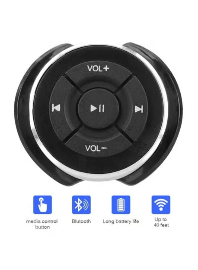 AROAQ Car Steering Wheel Buttons Bluetooth Switch Wireless Remote Control For IOS Android Phone Tablet Radio FM Player Audio Volume - Image 2