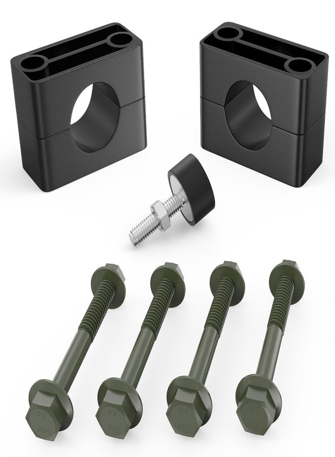 Panglong Club Car DS Brakes Block Mounting Set with Screw Nut, Club Car DS Brake Mounting Parts Suitable for 1981-Up Club Car DS and Carryall Golf Cart, Replaces OEM#1011402, 1010811, 1010812 - Image 1