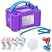 Growsun Balloons Pump Kit Electric Balloon Garland Arch Kit Air Blower Inflator for Party Decoration wBallons Tape Strip Purple - Image 3