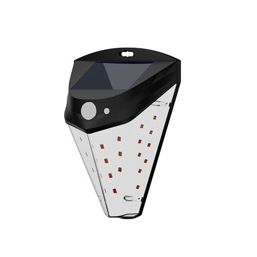 Dylect Solar Diamond Slim Wall Light, 6500K Cool White, 300lm, 32 SMD 2835 LEDs, IP64 Waterproof, Motion Sensor (3 Modes), 8-10hr Working, Overcharge Protection - Image 1