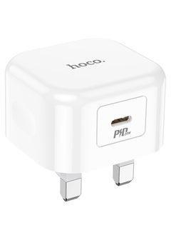 hoco. Founder single port PD20W fast charger Type-C (UK)  - Image 3