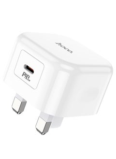 hoco. Founder single port PD20W fast charger Type-C (UK)  - Image 2