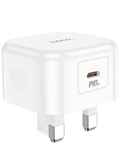 hoco. Founder single port PD20W fast charger Type-C (UK)  - Image 1
