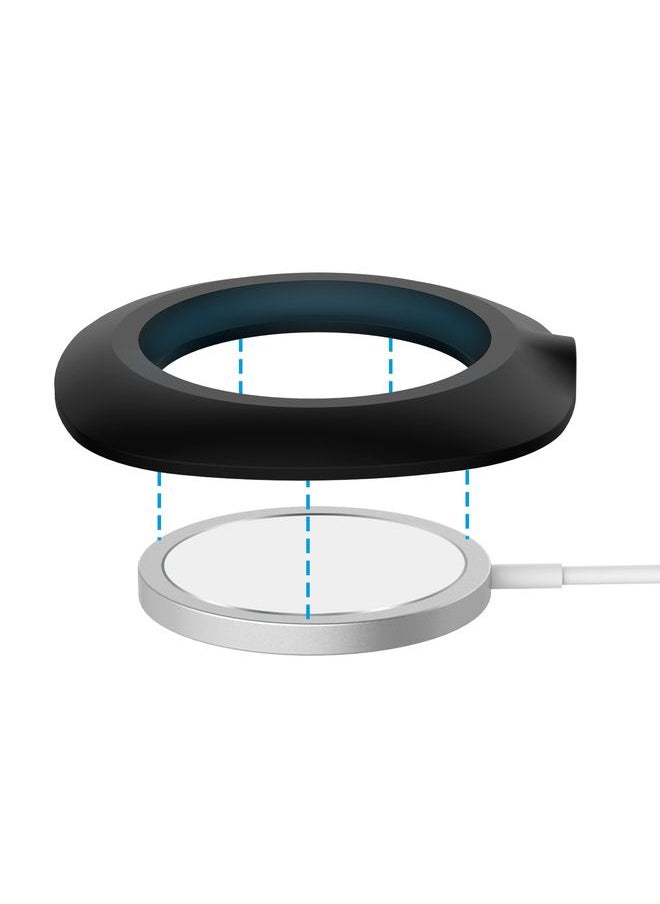 HuHa - Silicone Protective Case for MagSafe Wireless Charger(Black) - Image 1
