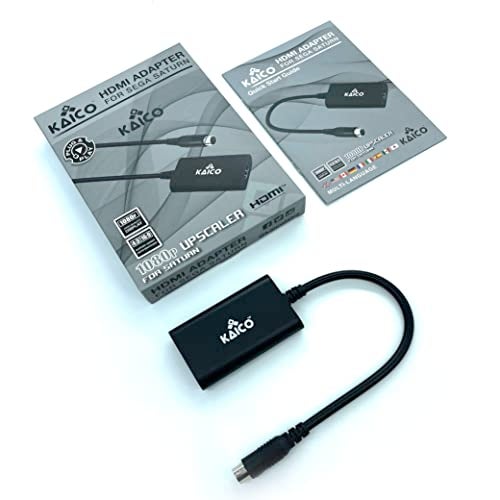 Kaico SEGA Saturn 1080p HDMI Adapter - for use with Sega Saturn - Supports S Video Output – Supports PAL and NTSC Consoles – Aspect Ratio Switch for 16:9 or 4:3 - Image 2