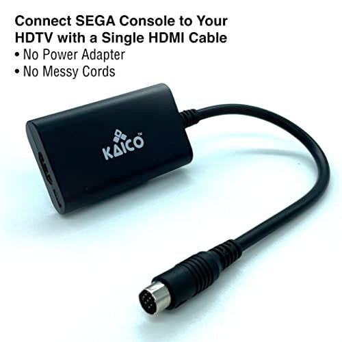 Kaico SEGA Saturn 1080p HDMI Adapter - for use with Sega Saturn - Supports S Video Output – Supports PAL and NTSC Consoles – Aspect Ratio Switch for 16:9 or 4:3 - Image 5