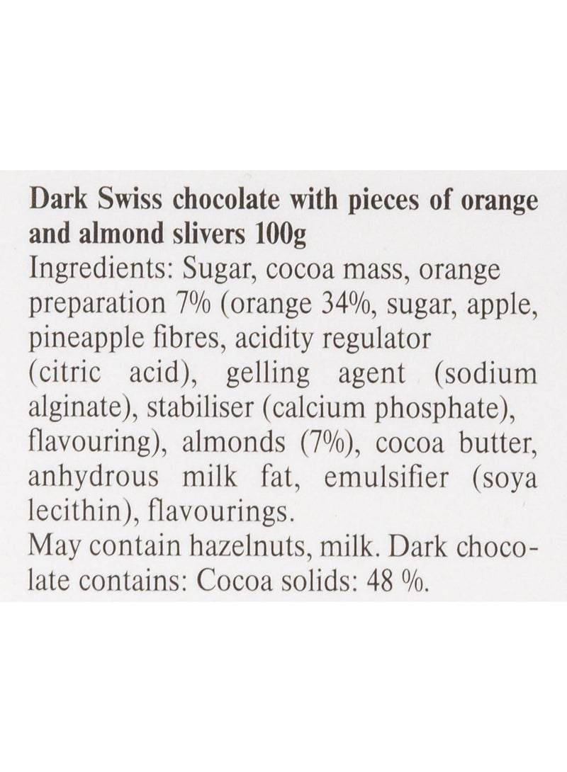 Lindt Excellence Intense Orange Dark Chocolate Bar 100grams - Image 5