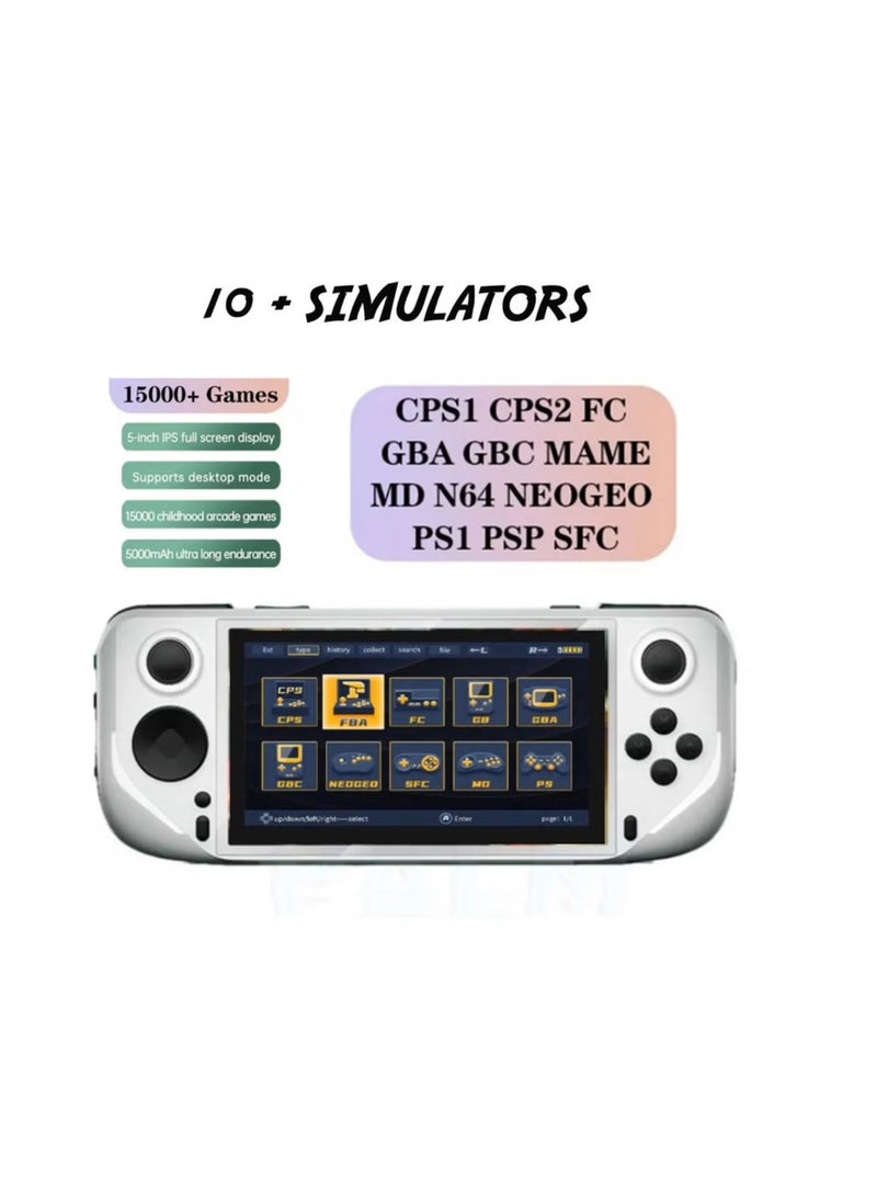 M19 GP Pro Handheld Game Console 5'' HD Screen With 10 Plus Simulator