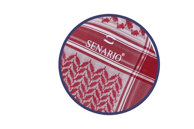 SENARIO Shemagh SENARIO AlShababi red KY002 - Image 4