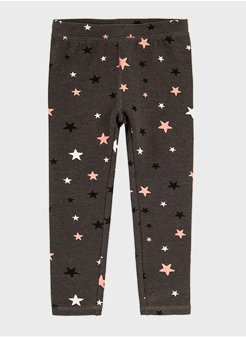 SMYK Kids Star Printed Leggings