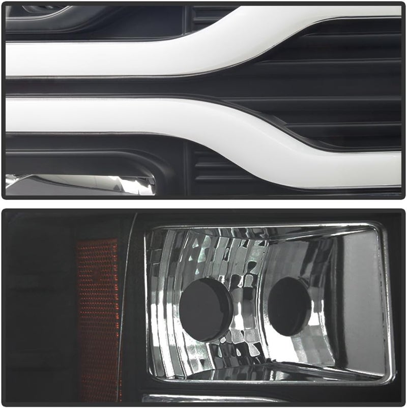 Spyder Auto 5083609 Projector Headlights for Chevy Silverado 1500/2500HD/3500HD - LED DRL - Black - Image 5