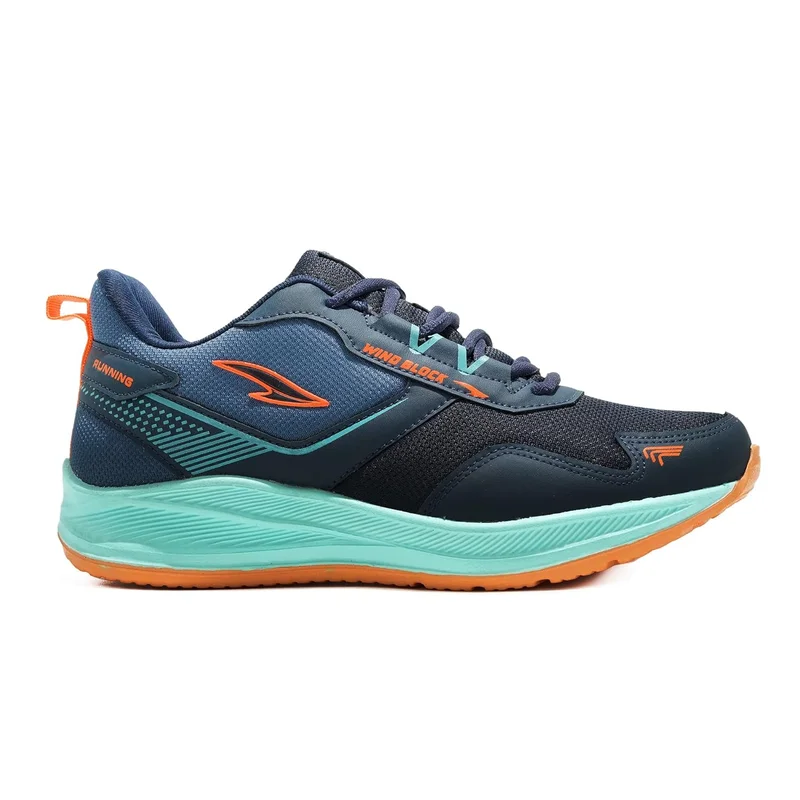 Asian Navy Mint Orange Sneakers for Men and Boys