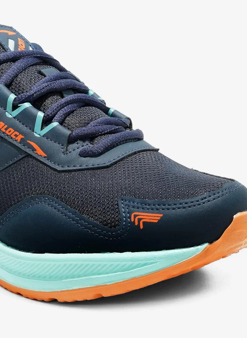 Asian  Navy Mint Orange Sneakers for Men and Boys for Men | Best Price UAE