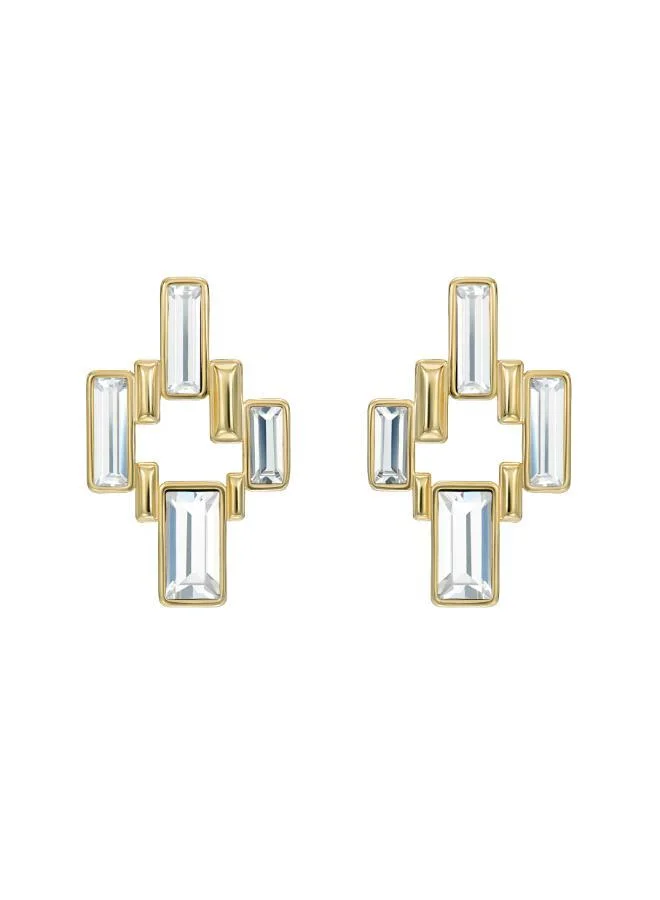تيد بيكر Demi Deco Crystal Stud Earrings