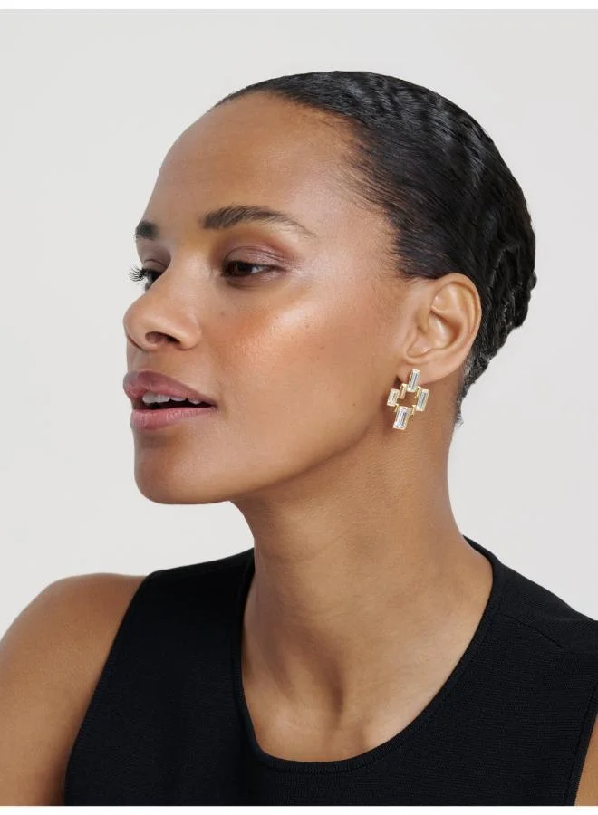 تيد بيكر Demi Deco Crystal Stud Earrings