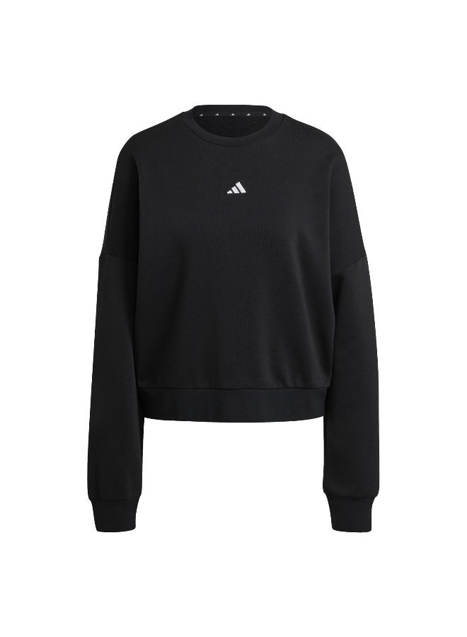 Adidas W Sl Fc Swt Black Sweatshirt (Long Sleeve) Sweatshirts For Women - Image 1