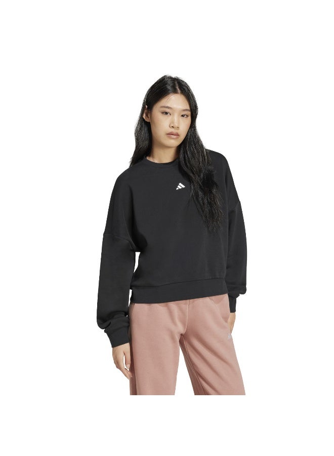 Adidas W Sl Fc Swt Black Sweatshirt (Long Sleeve) Sweatshirts For Women - Image 4