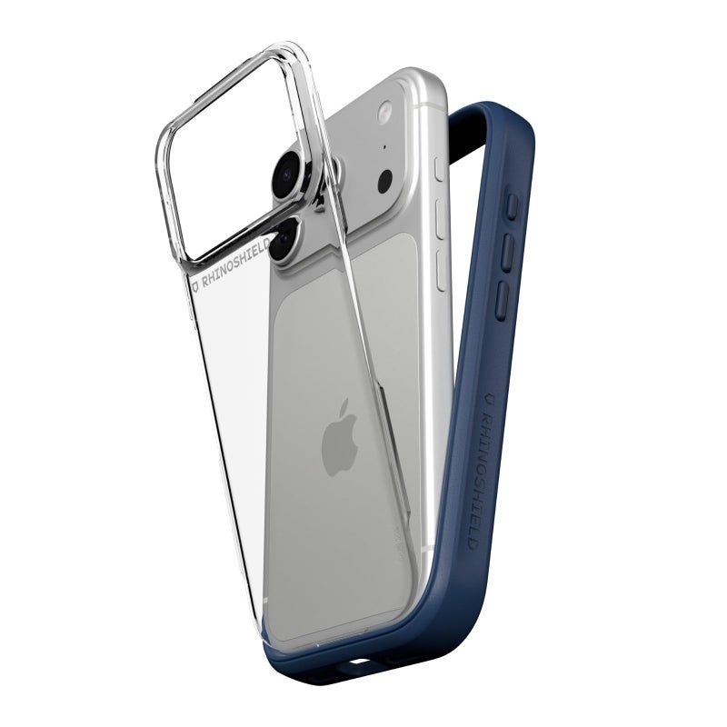 RhinoShield Phone Case Compatible with iPhone 17 Pro Mod NX Modular Protective Bumper Case with Backplate Shockproof with Military Grade Drop Protection Navy Blue - Image 2