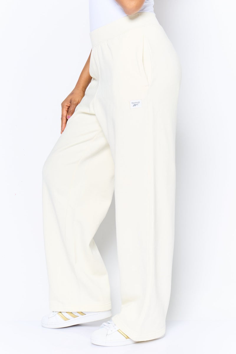 Reebok Women Sportswear Fit Outdoor Sweatpants, Cream - Image 2