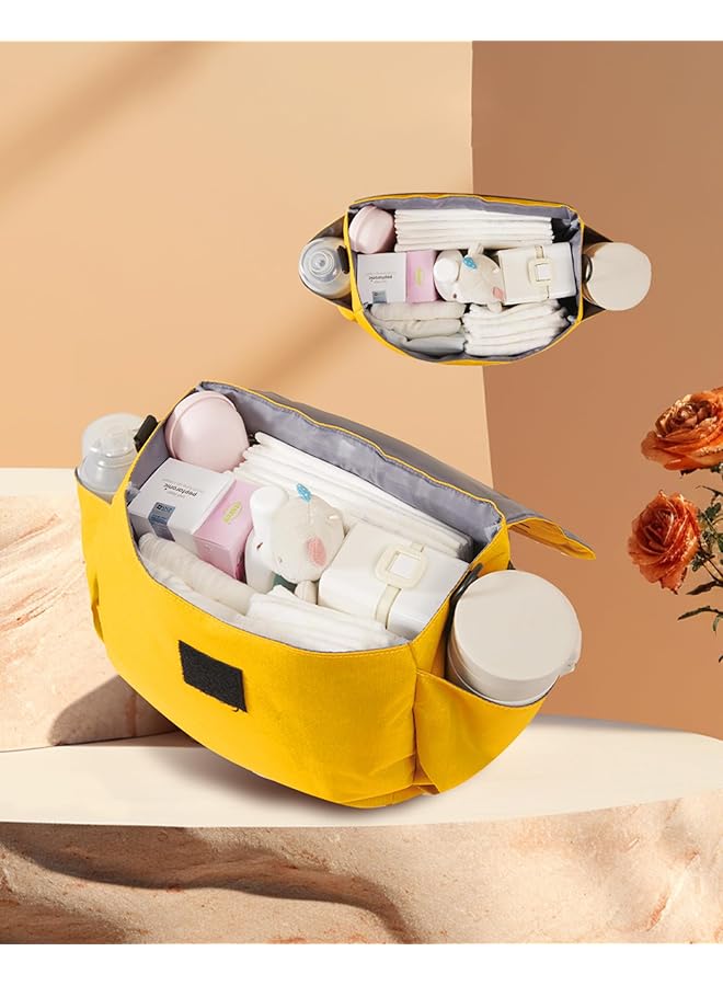 إيروريكس حقيبة حفاضات عربة الأطفال مياو باللون الأسود - Image 4