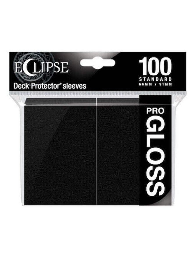 Ultra Pro Ultra Pro E-15601 Eclipse Gloss Standard Sleeves (100 Pack) -Jet Black  - Image 1