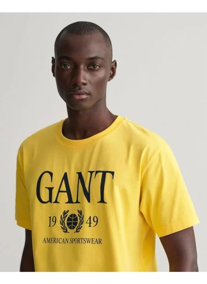 GANT Graphic Crew Neck T-Shirt