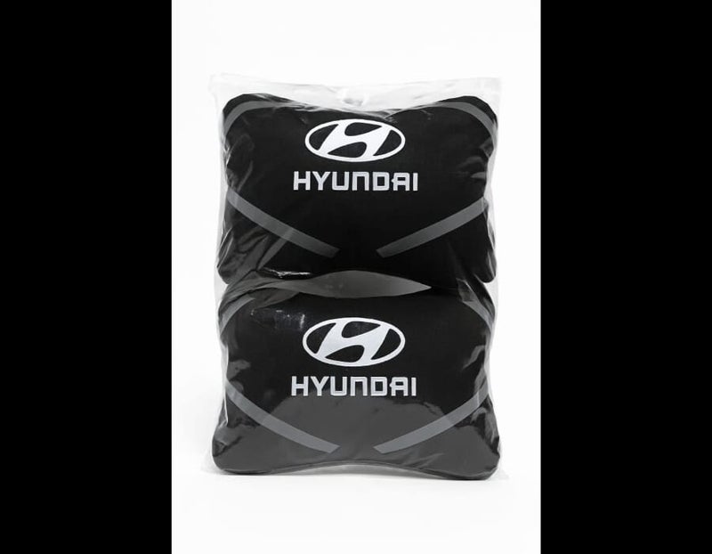 هيونداي قطعتين مسند رأس بشعار هيونداي   بتصميم انيق مريح للقياده الطويله