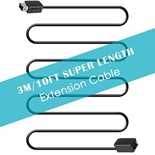 SENHAI Extension Cables Compatible with Nintendo NES Classic Mini Edition Controller, SENHAI 2 Pack 10ft / 3m Extending Cords for Classic Edition Controller-2017 Wii Remote and Wii Nunchuck Controller - Image 3