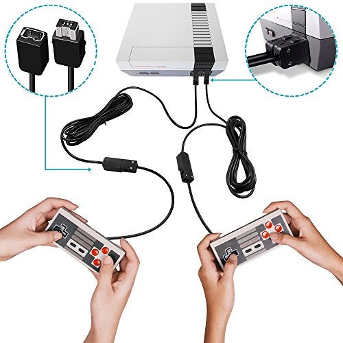 SENHAI Extension Cables Compatible with Nintendo NES Classic Mini Edition Controller, SENHAI 2 Pack 10ft / 3m Extending Cords for Classic Edition Controller-2017 Wii Remote and Wii Nunchuck Controller - Image 4