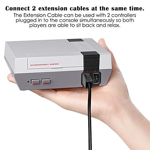 SENHAI Extension Cables Compatible with Nintendo NES Classic Mini Edition Controller, SENHAI 2 Pack 10ft / 3m Extending Cords for Classic Edition Controller-2017 Wii Remote and Wii Nunchuck Controller - Image 5