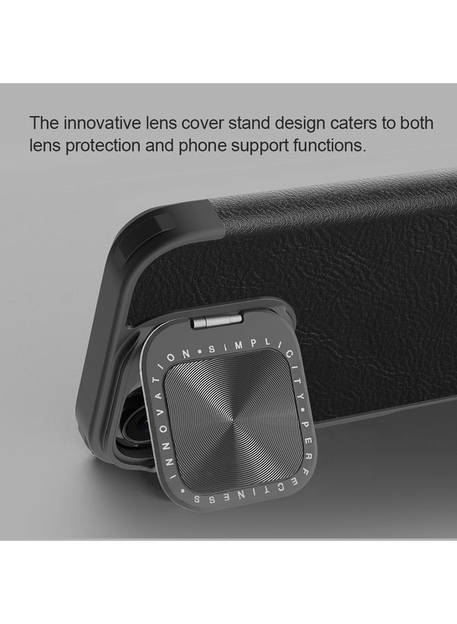 Nillkin Case For iPhone 16 Qin Prop Series Flip Camera Cover Design Leather Phone Case - Image 5