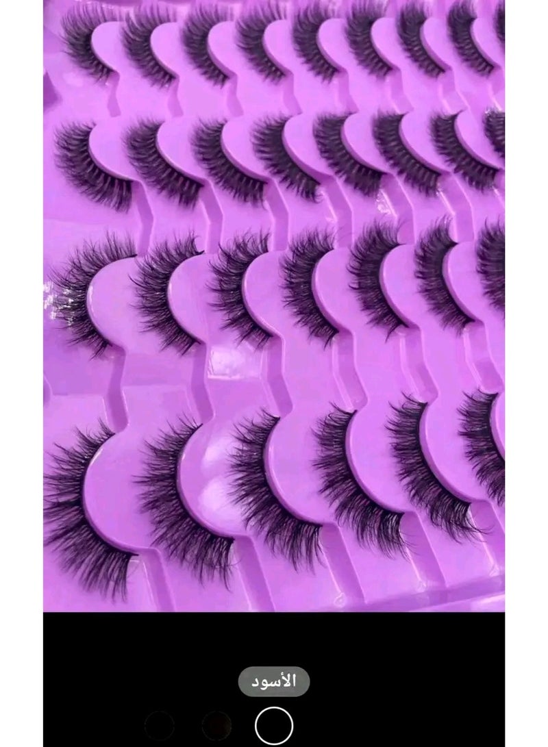 The Ultimate 20-Pair Volume Lash Set – Dramatic & Natural False Eyelashes for Every Look! High-Quality Reusable Falsies. - Image 4