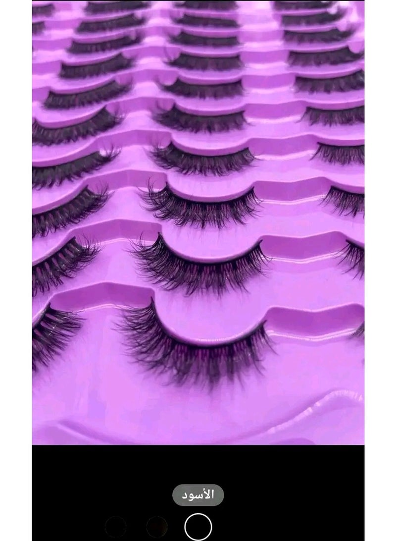 The Ultimate 20-Pair Volume Lash Set – Dramatic & Natural False Eyelashes for Every Look! High-Quality Reusable Falsies. - Image 5