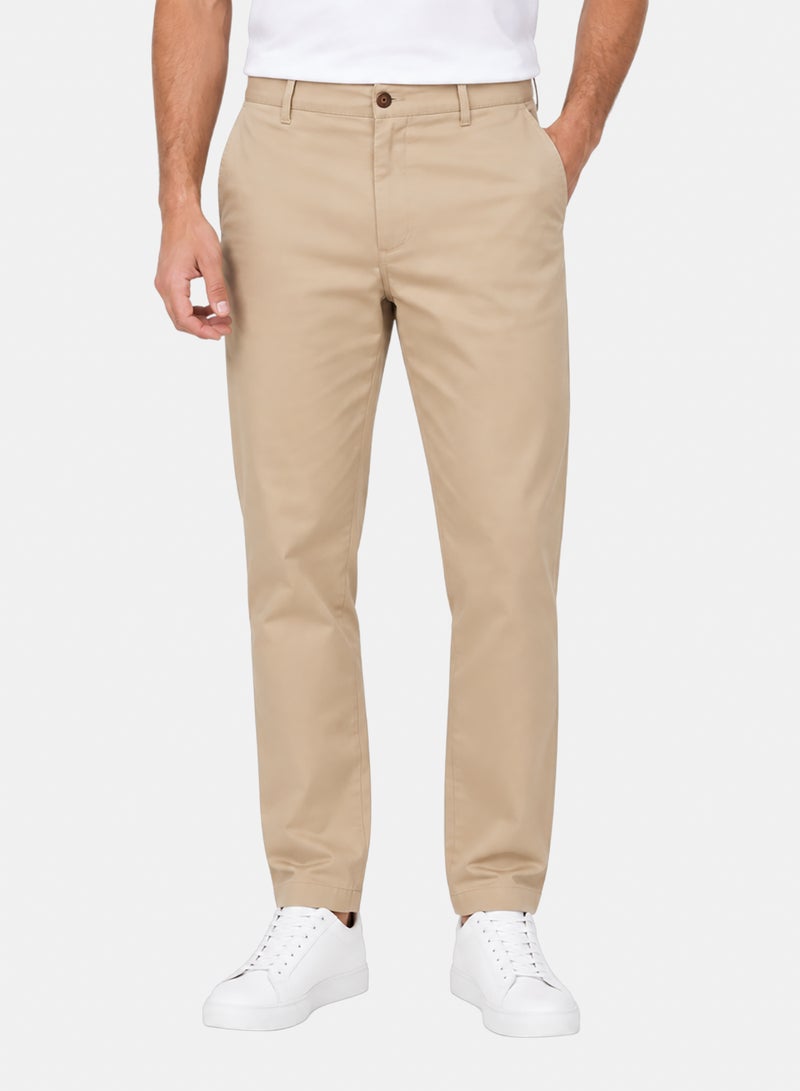 Fire Wood Men's Slim Fit Chino Trousers - 0102020060 Light Beige