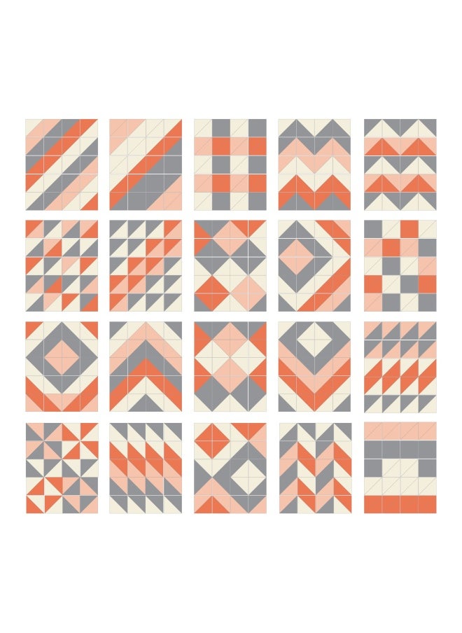 Skip Hop - Playspot Geo Floor TilesGrey & Peach - Image 1