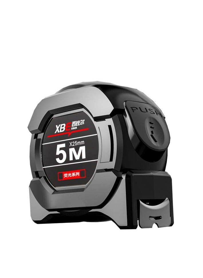 Fluorescent Steel Tape Measure High-Precision 5M - Image 1