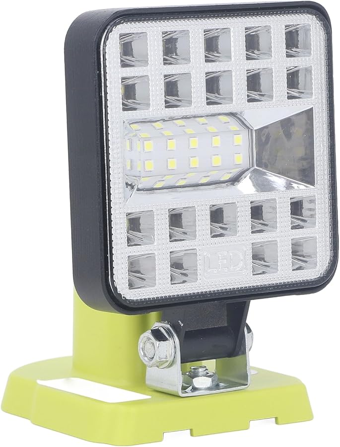 Zinc Alloy LED Work Light 1800lm Flood Light For 18V Lithium Battery Indoor Outdoor - Image 3