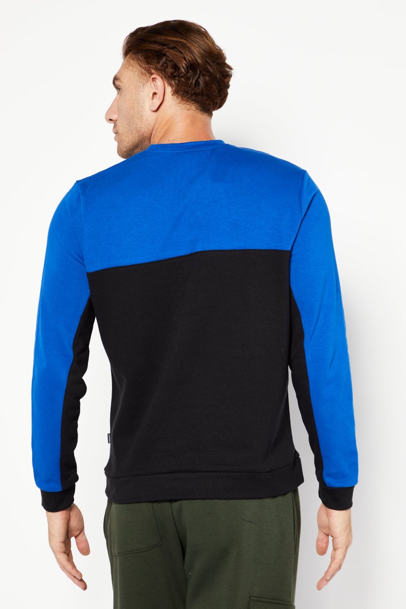 DKNY سبورت ملابس رياضية للرجال بأكمام طويلة، أزرق - Image 4