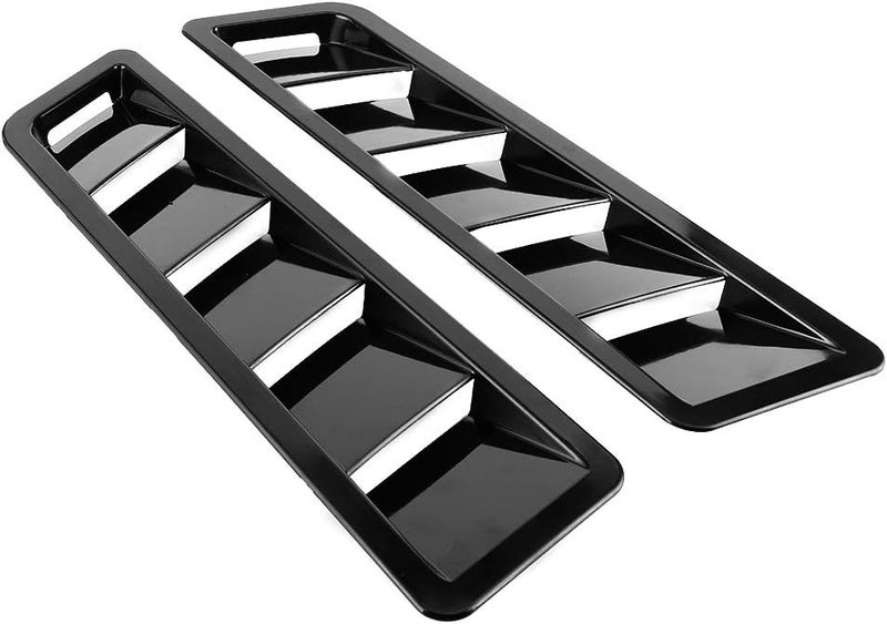 Outdoor Air Intake Lid, 2 Pieces Suction Suction Panel of the Universal Hood Trim Hood Wounded Cover of the Cooling Air Intake - Image 3