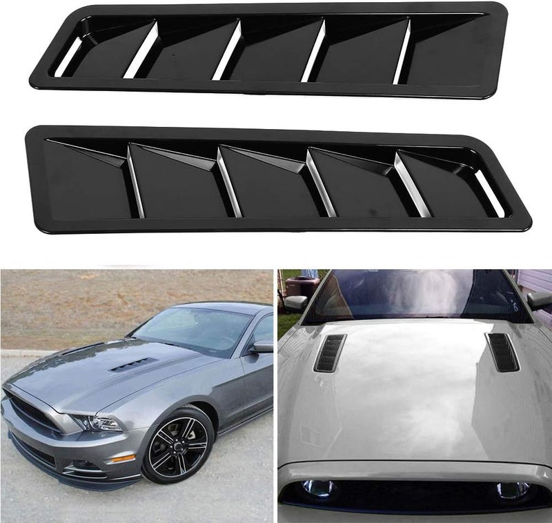 Outdoor Air Intake Lid, 2 Pieces Suction Suction Panel of the Universal Hood Trim Hood Wounded Cover of the Cooling Air Intake - Image 2