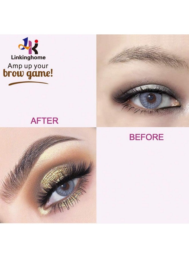 Linkinghome Eyebrow Stencil 24 Eyebrow Shaper Kit Reusable Eyebrow Template With Strap 3 Minutes Makeup Suitable For 98% - Image 3