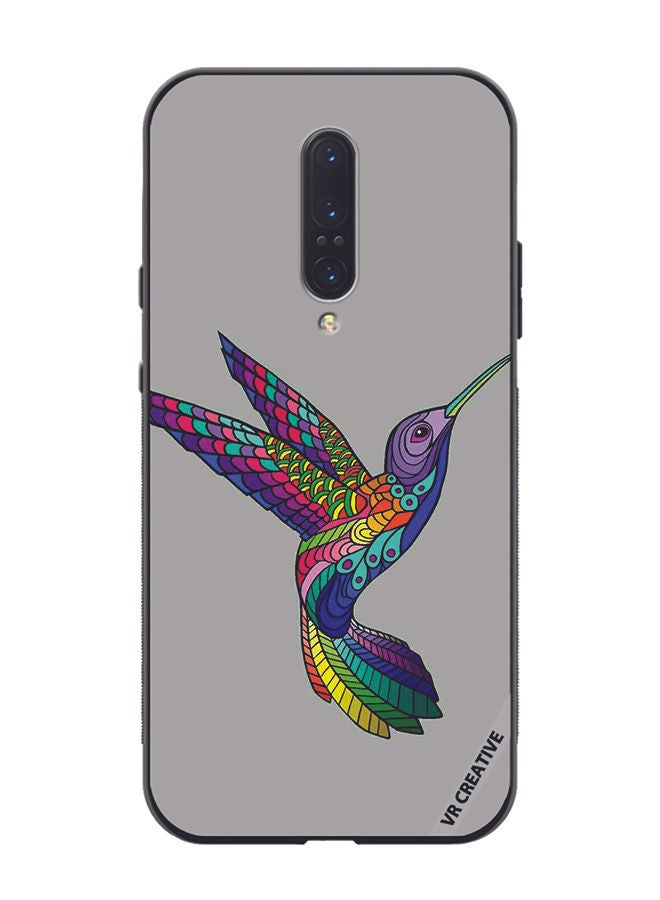 VR CREATIVE Protective Case Cover For OnePlus 7 Pro Flying Bird Design Multicolour - Image 1