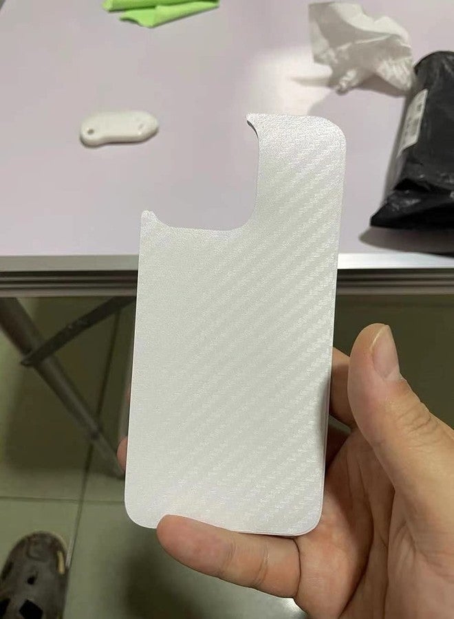 iyanzi For iPhone 13 Pro Max Back Screen Protector 3D Carbon Fiber Ultra Thin Protective Film-2 packs-Transparent - Image 4